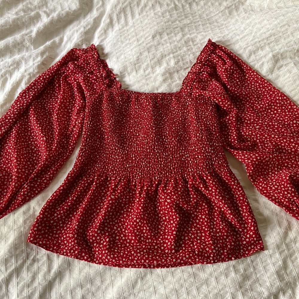 Madewell bell sleeve blouse NWOT